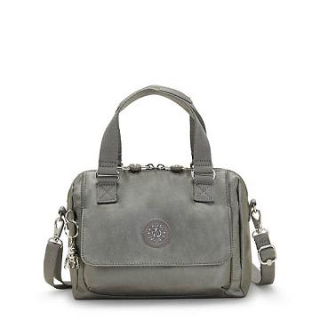 Kipling Zeva Metallic Handbag Handtas Grijs | NL 1925VR